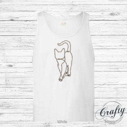 Subtle Rope Kitten v.2 Premium Unisex Tank Top