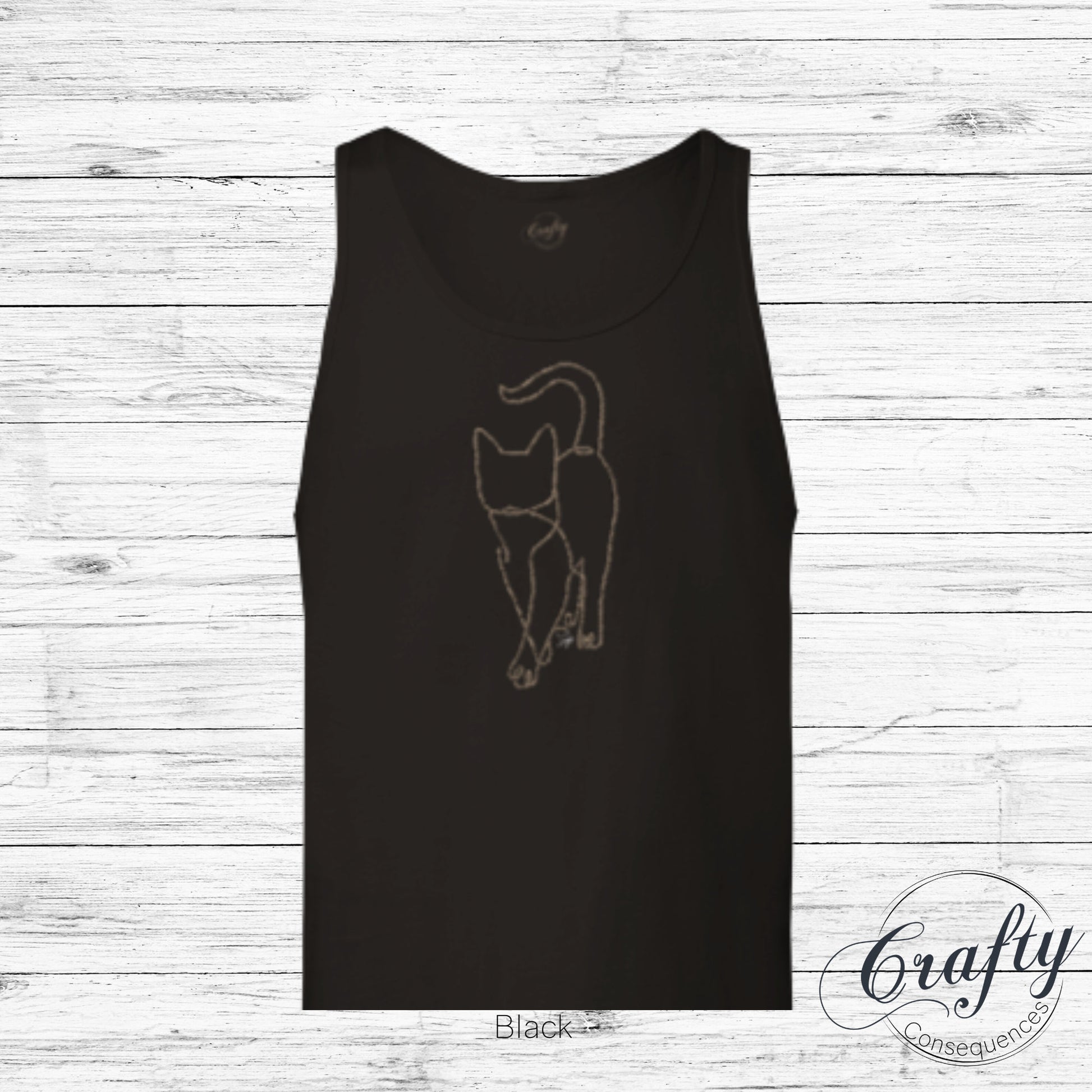 Subtle Rope Kitten v.2 Premium Unisex Tank Top
