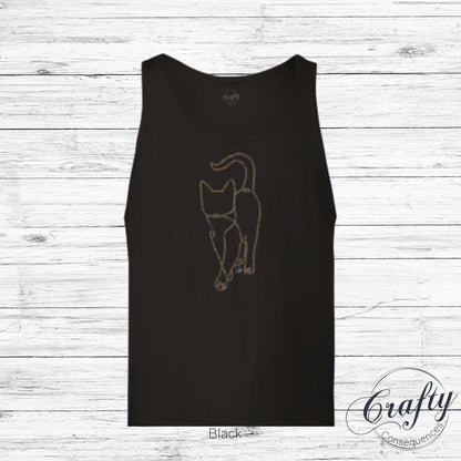 Subtle Rope Kitten v.2 Premium Unisex Tank Top
