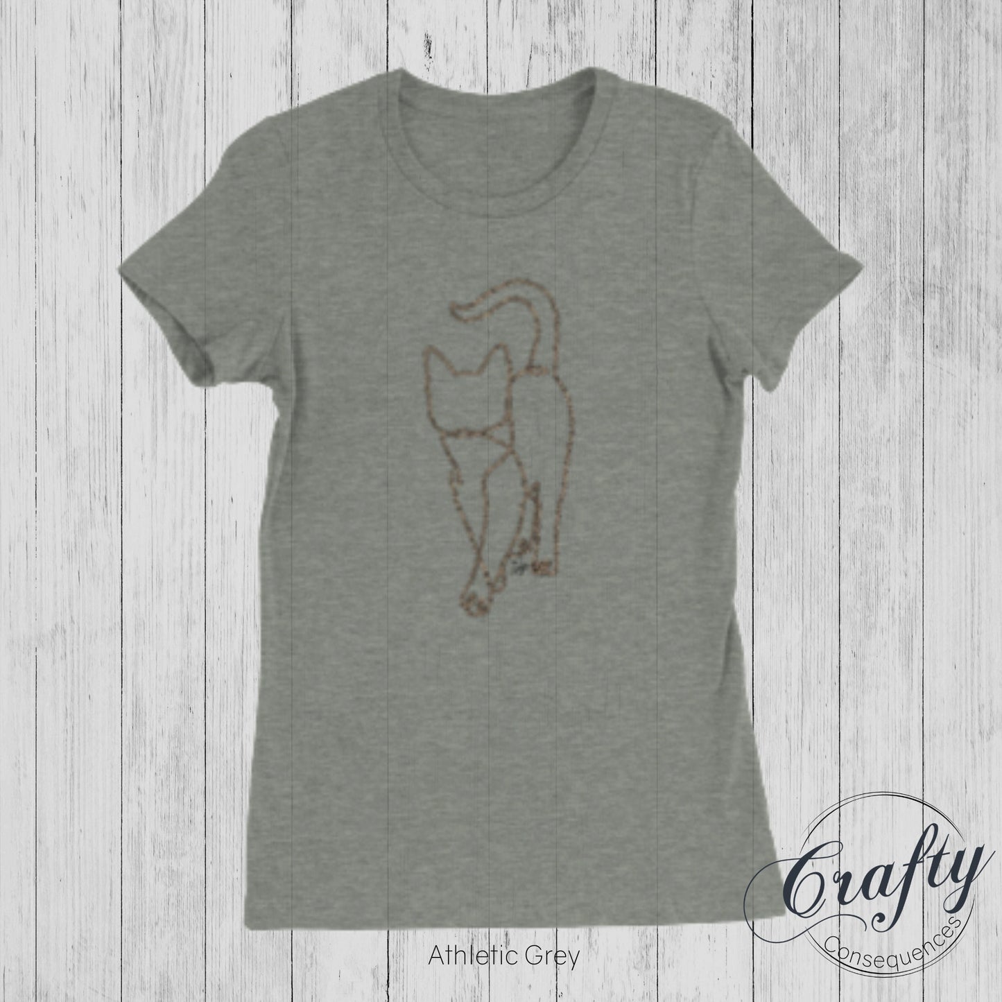 Subtle Rope Kitten v.2 Premium Womens Crewneck T-shirt