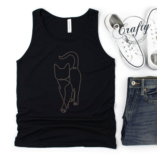 Subtle Rope Kitten v.2 Premium Unisex Tank Top