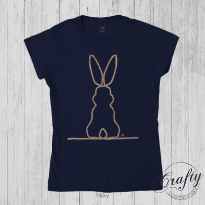 Jute Subtle Rope Bunny v.2 Women's Classic Crew Neck