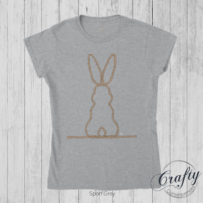 Jute Subtle Rope Bunny v.2 Women's Classic Crew Neck