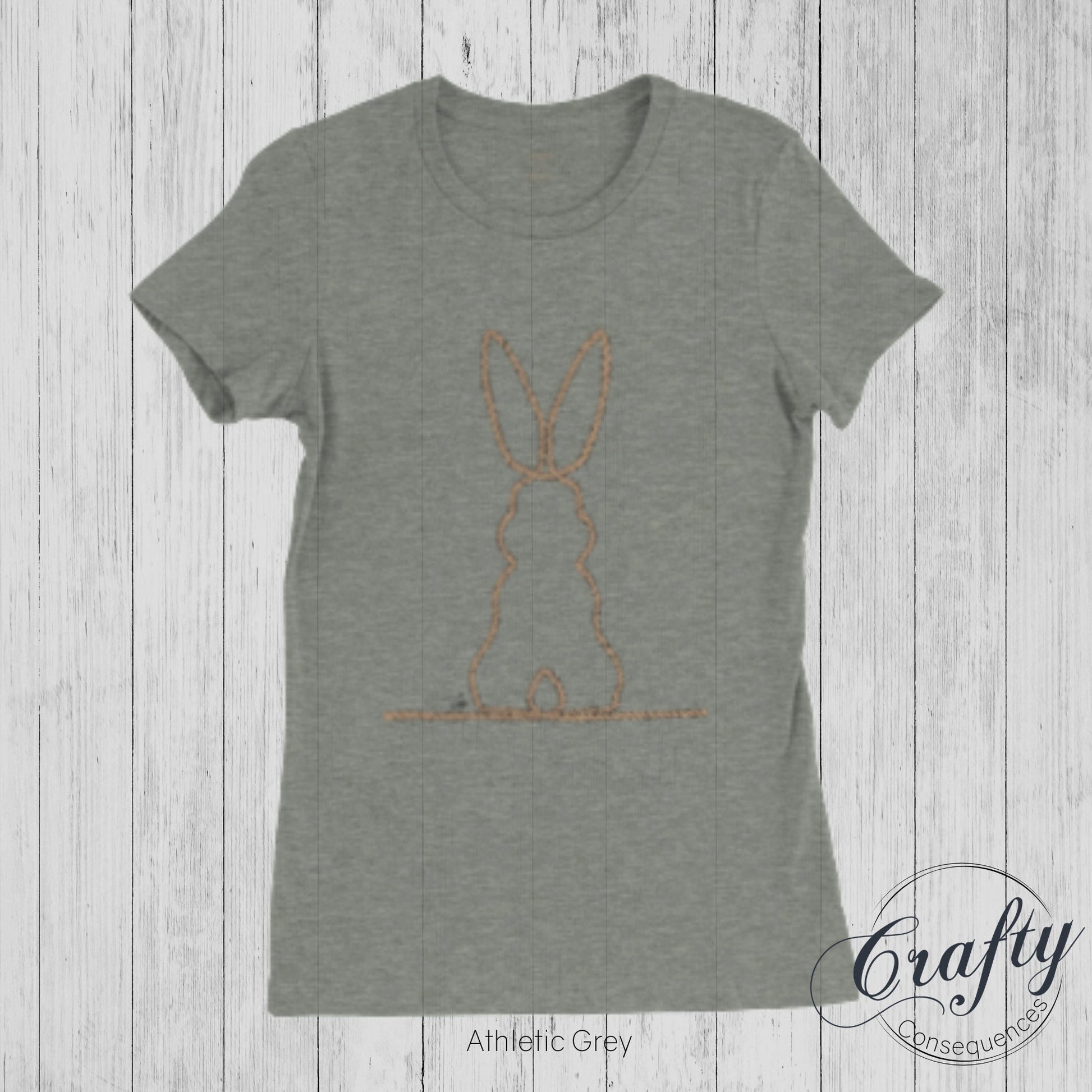 Jute Subtle Rope Bunny v.2 Premium Womens Crewneck T-shirt
