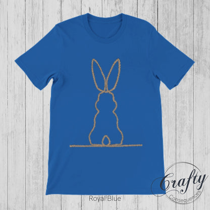 Jute Subtle Rope Bunny v2 Premium Unisex Crewneck T-shirt