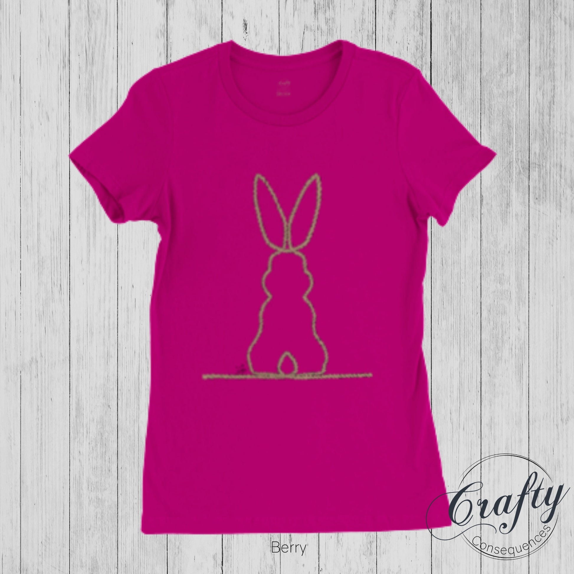 Jute Subtle Rope Bunny v.2 Premium Womens Crewneck T-shirt