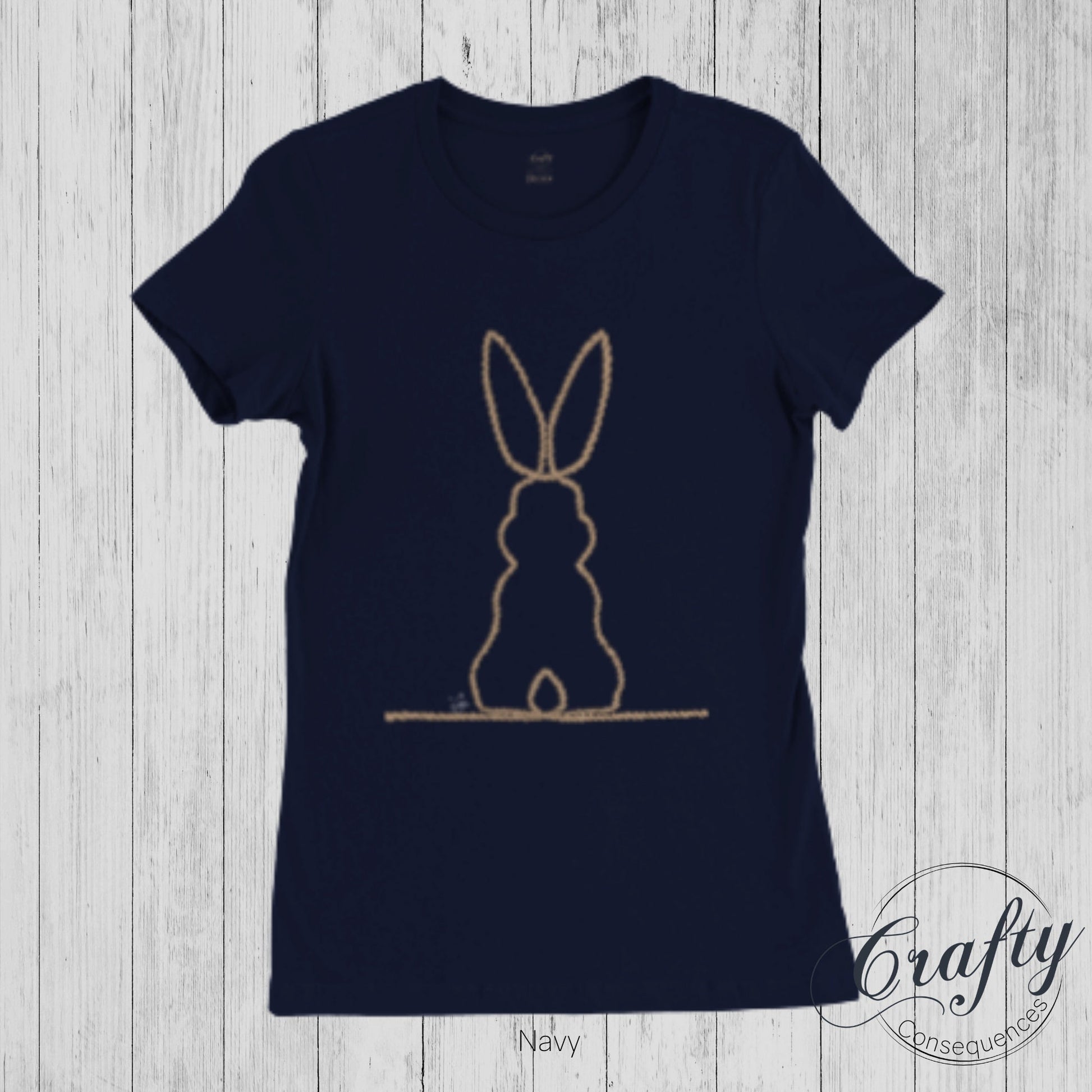 Jute Subtle Rope Bunny v.2 Premium Womens Crewneck T-shirt