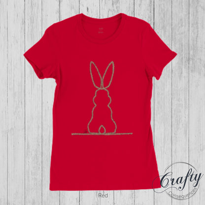 Jute Subtle Rope Bunny v.2 Premium Womens Crewneck T-shirt