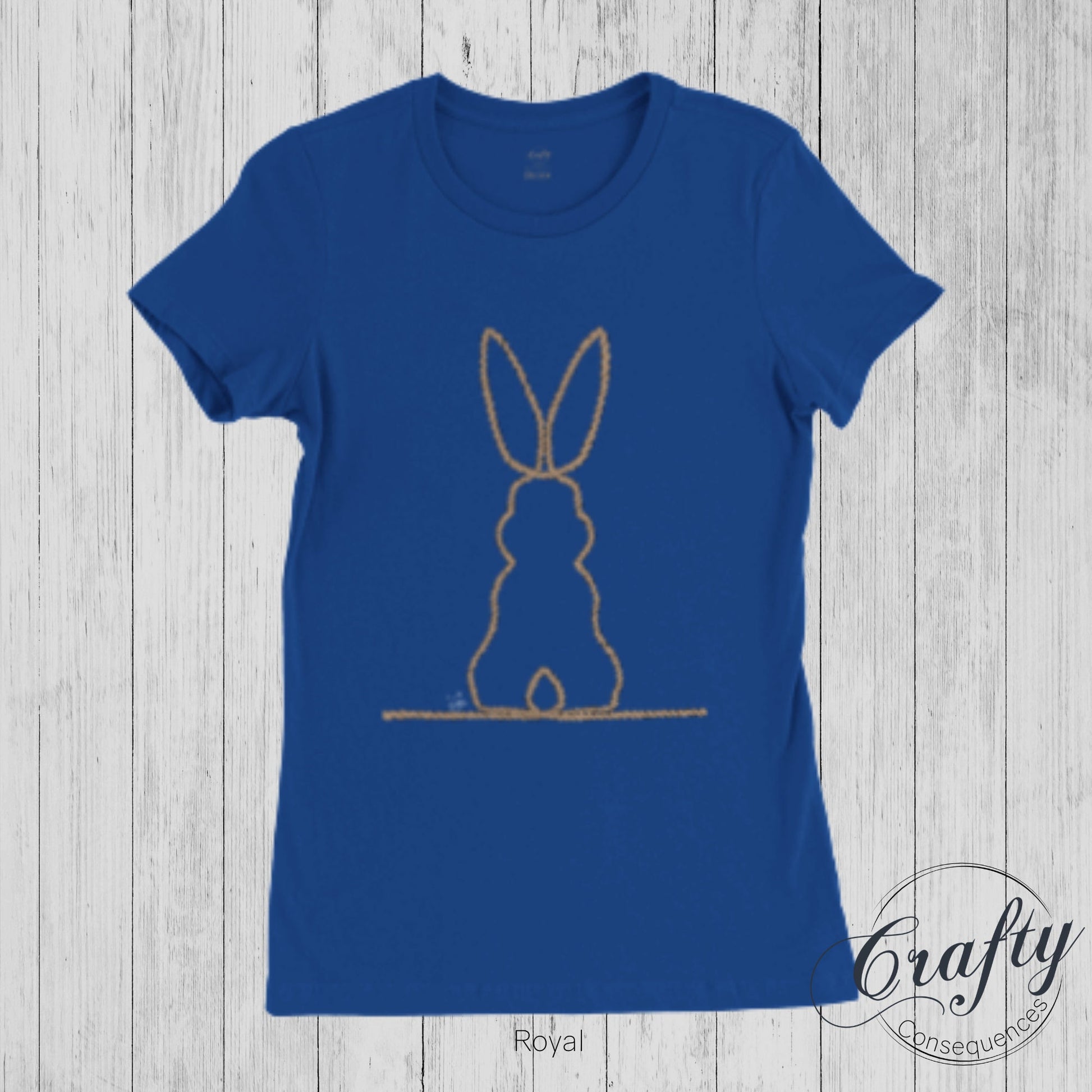 Jute Subtle Rope Bunny v.2 Premium Womens Crewneck T-shirt
