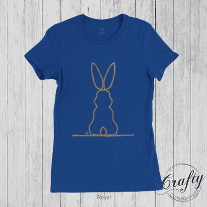 Jute Subtle Rope Bunny v.2 Premium Womens Crewneck T-shirt