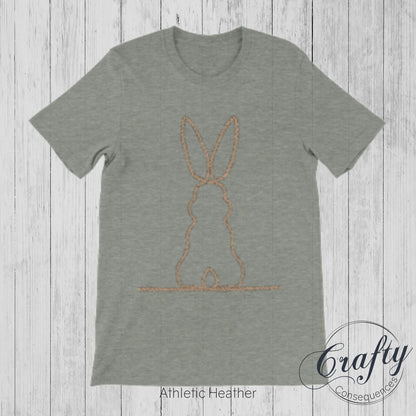 Jute Subtle Rope Bunny v2 Premium Unisex Crewneck T-shirt