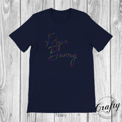 Rainbow Rope Bunny Premium Unisex Crewneck T-shirt