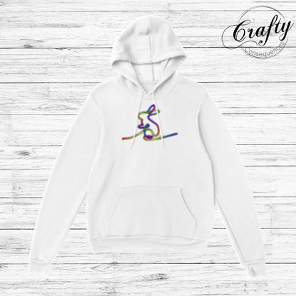 Rainbow Subtle Rope Bunny Classic Unisex Pullover Hoodie