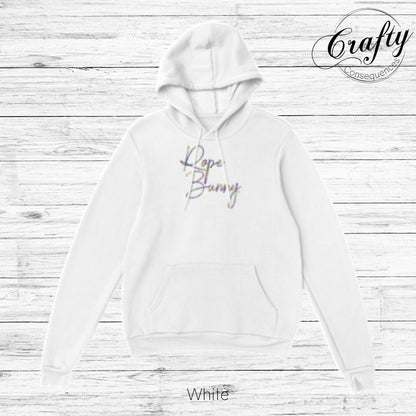Rainbow Rope Bunny Classic Unisex Pullover Hoodie