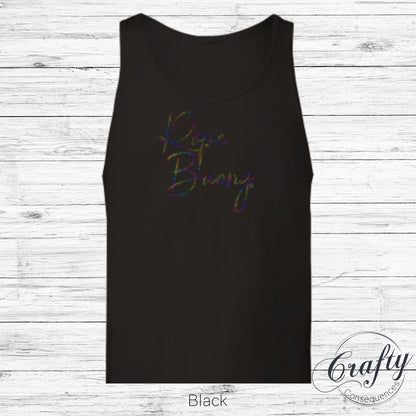Rainbow Rope Bunny Premium Unisex Tank Top