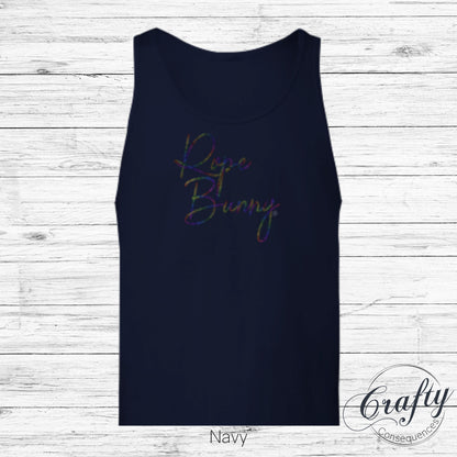 Rainbow Rope Bunny Premium Unisex Tank Top