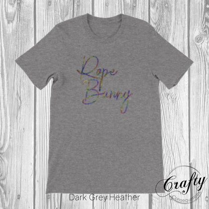Rainbow Rope Bunny Premium Unisex Crewneck T-shirt