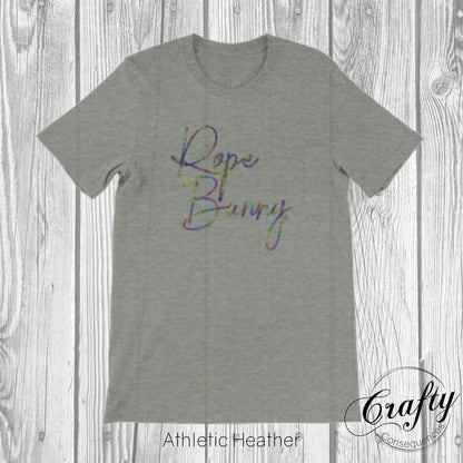 Rainbow Rope Bunny Premium Unisex Crewneck T-shirt